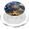 Zen Creations Piramide con geometria sacra del cubo di Metatron PopSockets PopGrip per MagSafe