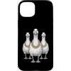Cool 3 Hip Hop Trio Street Gold Chain Fu Custodia per iPhone 15 Plus Anatra d'oca Rap Old School Retro Streetwear anni '80 '90 Tre