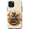 Cute Cottagecore Dragons with Books Desi Custodia per iPhone 11 Pro Dragon Reader Book Lover Fantasy, simpatica creatura floreale