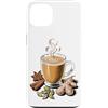 Caffeine Latte Lover Gifts Custodia per iPhone 13 Chai Tea Latte Cafe Coffee Lover Spice