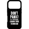 Manufacturing Staff Gifts & T-Shirts Custodia per iPhone 17 Pro Tecnico in fibra di carbonio