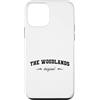 The Woodlands Original Vintage Retro Pri Custodia per iPhone 12 mini Nome originale The Woodlands Retro Hometown The Woodlands