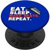 Music Triangle Sintetizzatore Beat Maker Music Producer Grafico PopSockets PopGrip Adesivo