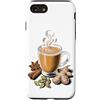 Caffeine Latte Lover Gifts Custodia per iPhone SE (2020) / 7/8 Chai Tea Latte Cafe Coffee Lover Spice