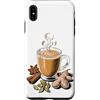 Caffeine Latte Lover Gifts Custodia per iPhone XS Max Chai Tea Latte Cafe Coffee Lover Spice