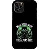 Alpha Wolf Sigma Moon Greek Alpha Wolf S Custodia per iPhone 11 Pro Nascondi tua moglie The Alpha is Here Wolf Maschio Werwolf Meme