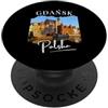 Gdansk Poland Tourist Souvenir East Euro Memorabilia polacchi Idi per Famiglia Uomini Donne Bambini Storico PopSockets PopGrip Adesivo