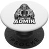 Electro Fun Grid La Divinità Amministratore PopSockets PopGrip Adesivo
