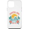 Golden Horizon Studio Custodia per iPhone 12 mini Capelli salati Sunny Days Tropical Coastal Beach Wave Graphic