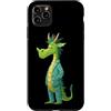 Dragon Pajama Outfit Custodia per iPhone 11 Pro Max Drago verde pazzo in costume da notte