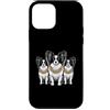Cool 3 Hip Hop Trio Street Gold Chain Fu Custodia per iPhone 12 mini Papillon Dog Rap Old School Retro Streetwear anni '80 '90 Tre