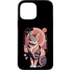 Geometric Cat Art Custodia per iPhone 13 Pro Max Astratto Geometrico Calico Cat Retro Arte Moderna