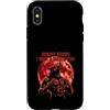 Alpha Wolf Meme Custodia per iPhone X/XS Micropene Divertente Uomini Inappropriati Rude Wolf Peinlich