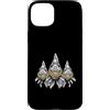 Cool 3 Hip Hop Trio Street Gold Chain Fu Custodia per iPhone 15 Plus Goldfish Koi Rap Old School Retro Streetwear anni '80 '90 Tre