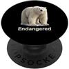 Endangered Animal Species Apparel Compan Specie animali in pericolo di estinzione dell'orso polare PopSockets PopGrip Adesivo