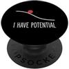 Physics Science Humor Quantum Mechanics Ho Potenziale Divertente Fisica Scienza Umorismo Energia Formula PopSockets PopGrip Adesivo