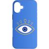 AuraStitch Custodia per iPhone 16 Plus Evil Eye | Grafica di protezione Nazar | Estetica mistica