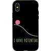 Physics Science Humor Quantum Mechanics Custodia per iPhone X/XS Ho Potenziale Divertente Fisica Scienza Umorismo Energia Formula