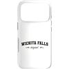 Wichita Falls Texas Original Vintage Ret Custodia per iPhone 17 Pro Nome originale Wichita Falls Texas Retro città natale Wichita