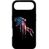 Paint Dripping Patriotic 4th of July US Custodia per iPhone Air Immersioni subacquee Bandiera americana USA Drip Graffiti