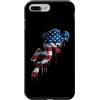 Paint Dripping Patriotic 4th of July US Custodia per iPhone 7 Plus/8 Plus Immersioni subacquee Bandiera americana USA Drip Graffiti
