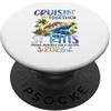 St. Kitts 2026 Cruise Vacation Memories Crociera Insieme St. Kitts 2026 Nave da crociera Dolphin Vacation PopSockets PopGrip Adesivo