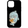dolphin reading book glasses study dolph Custodia per iPhone 12 mini Libro di lettura carino delfino con occhiali