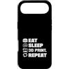 Funny 3D Printing & 3D Printer Maker Spa Custodia per iPhone Air Eat Sleep Stampa 3D Ripeti Divertente Stampa 3D