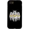 Cool 3 Hip Hop Trio Street Gold Chain Fu Custodia per iPhone SE (2020) / 7/8 Capybara Capy Rap Old School Retro Streetwear 80s 90s Tre