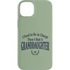 Granddaughter Girl Dad Humor Tees Custodia per iPhone 14 Plus Ho usato per essere in carica poi ho avuto una nipote Tee 4