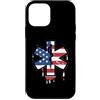 Paint Dripping Patriotic 4th of July US Custodia per iPhone 12 mini Paramedico EMT Primo soccorritore SME Bandiera Americana USA Drip