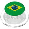 BRAZIL NATIONAL FLAG BRASIL BANDIERA BRASILE BRASILE BRASILIANA RIO DE JANEIRO SAO PAULO PopSockets PopGrip per MagSafe