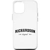 Richardson Original Vintage Retro Pride Custodia per iPhone 12/12 Pro Nome originale Richardson Retro Hometown Richardson Original