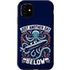 Pigboat Combat Open Sea Veteran Ocean De Custodia per iPhone 11 Citazione Submariner Solo un altro giorno sotto il sottomarino Kraken