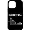 Physics Science Humor Quantum Mechanics Custodia per iPhone 13 Pro Max Ho avuto Potenziale Fisica Formula Energia Scienza Umorismo Nerd