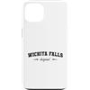 Wichita Falls Texas Original Vintage Ret Custodia per iPhone 13 Nome originale Wichita Falls Texas Retro città natale Wichita