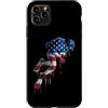 Paint Dripping Patriotic 4th of July US Custodia per iPhone 11 Pro Max Immersioni subacquee Bandiera americana USA Drip Graffiti