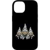 Cool 3 Hip Hop Trio Street Gold Chain Fu Custodia per iPhone 14 Goldfish Koi Rap Old School Retro Streetwear anni '80 '90 Tre
