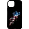 Paint Dripping Patriotic 4th of July US Custodia per iPhone 15 Plus Immersioni subacquee Bandiera americana USA Drip Graffiti