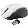 T'nB MM240W-MINY-Mini mouse wireless ottico 2,4 GHz-Bianco