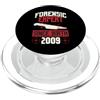 True Crime Merch for Investigative Crime Esperto forense dalla nascita 2009 Compleanno a tema crimine vero PopSockets PopGrip per MagSafe
