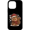 squirrel winter santa hat acorn winter l Custodia per iPhone 14 Pro Max Simpatico scoiattolo invernale con cappello da Babbo Natale