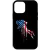Paint Dripping Patriotic 4th of July US Custodia per iPhone 12 mini Immersioni subacquee Bandiera americana USA Drip Graffiti
