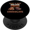 Gadi Solo un ragazzo che ama Candy Chocolate Boys PopSockets PopGrip Adesivo
