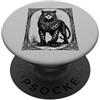 Demonique Tees and Ars Goetia Demon Gift Ose Ars Goetia Leopardo Demone PopSockets PopGrip Adesivo