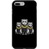 Cool 3 Hip Hop Trio Street Gold Chain Fu Custodia per iPhone 7 Plus/8 Plus Ferret Rap Old School Retro Streetwear 80s 90s Tre