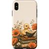 Duckling Book Garden Custodia per iPhone XS Max Anatroccolo Lettura Libri Floral Cottagecore Book Lover