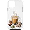 Caffeine Latte Lover Gifts Custodia per iPhone 12 mini Chai Tea Latte Cafe Coffee Lover Spice