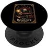 Dark Romance Skull Aesthetic Gothic Desi Dark Romance Reader Skull Floral Books Art PopSockets PopGrip Adesivo