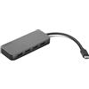 Lenovo Adattatore Hub a 4 porte USB A con connettore USB-C compatibile con Chromebook o Windows 10